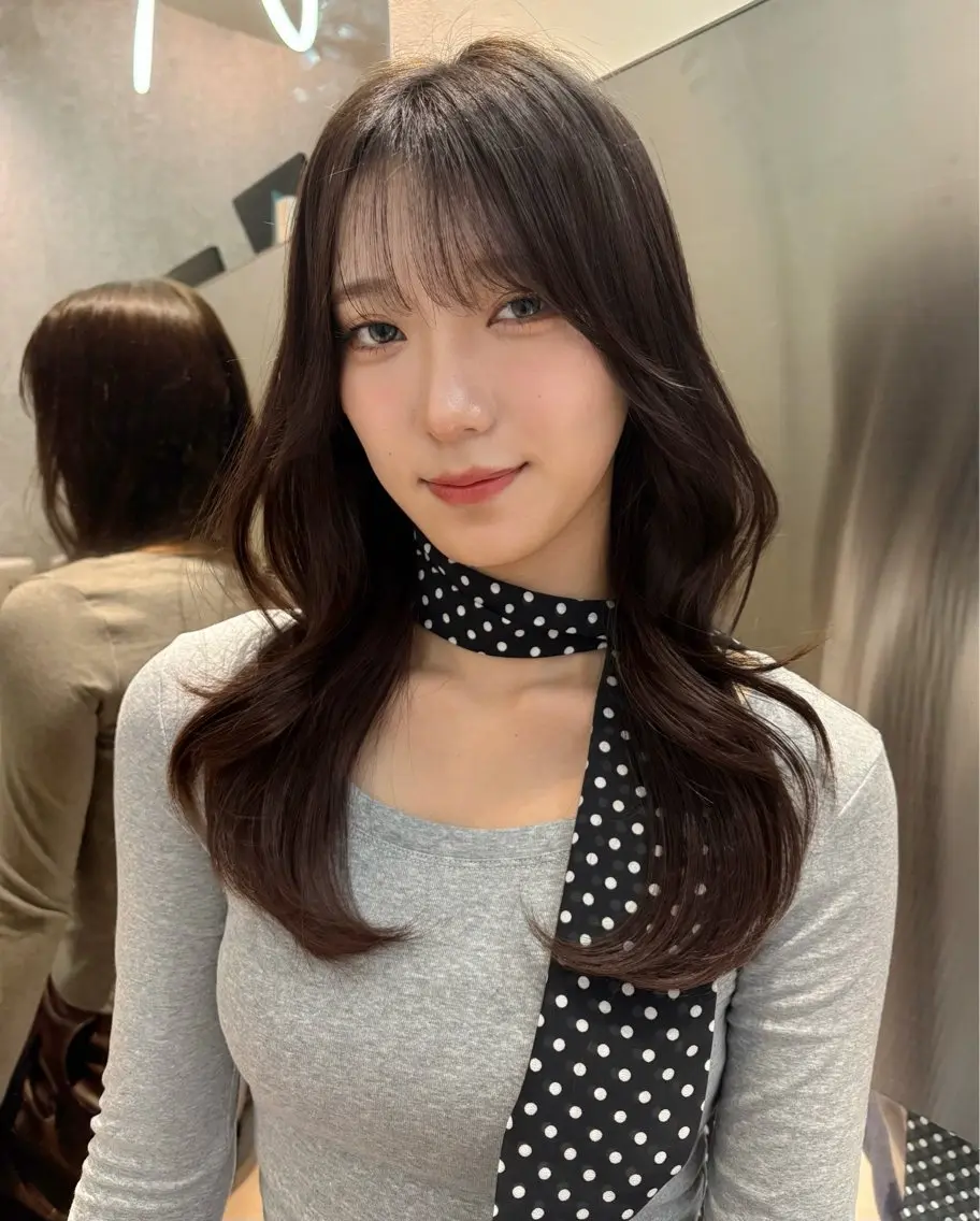 ロング カラー ヘアアレンジ カット ヘアカラー トリートメント ヘアセット 大宮縮毛矯正🩵 レイヤー 佐藤和のヘアスタイル