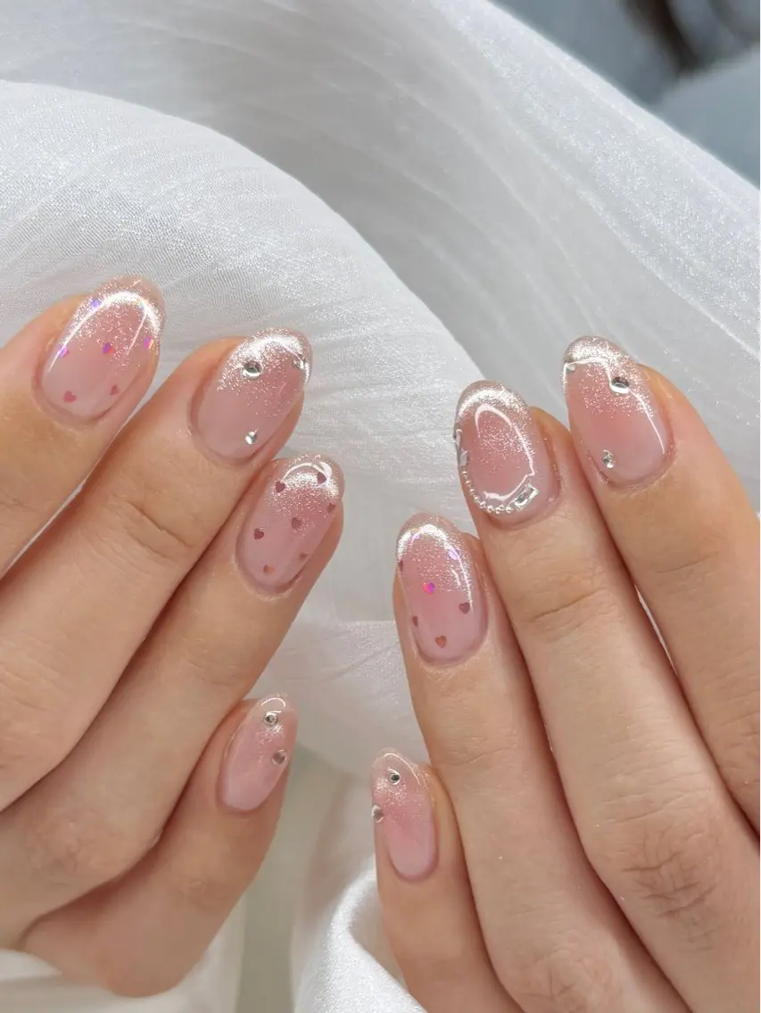 ネイル ピンク ハンドネイル RIKAKO🫧 矢場町/栄/名古屋のネイルデザイン