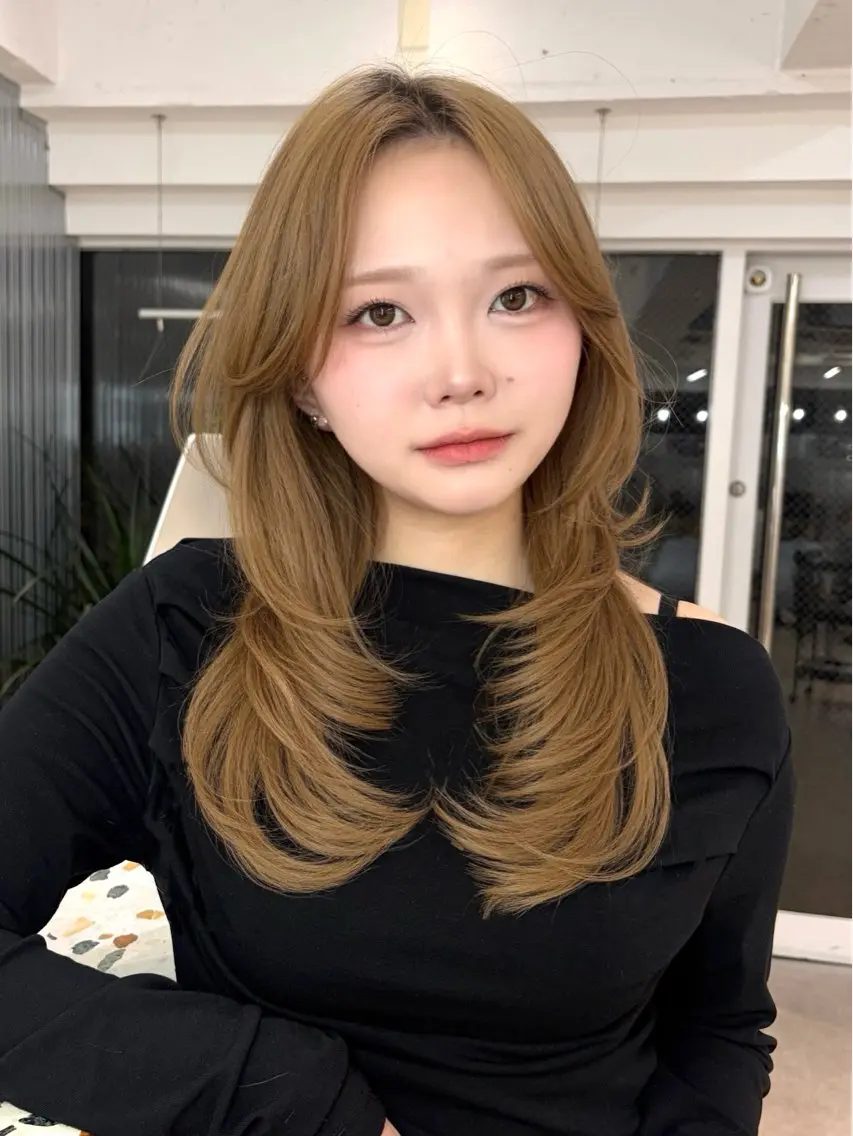 セミロング カラー ヘアカラー ✨無料カット募集中✨ ONYXのヘアスタイル