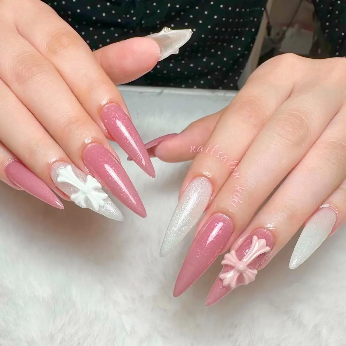 ネイル 長さ出し ジェルネイル マグネットネイル 持ち込み ニュアンスネイル ハンドネイル キ ヒのネイルデザイン