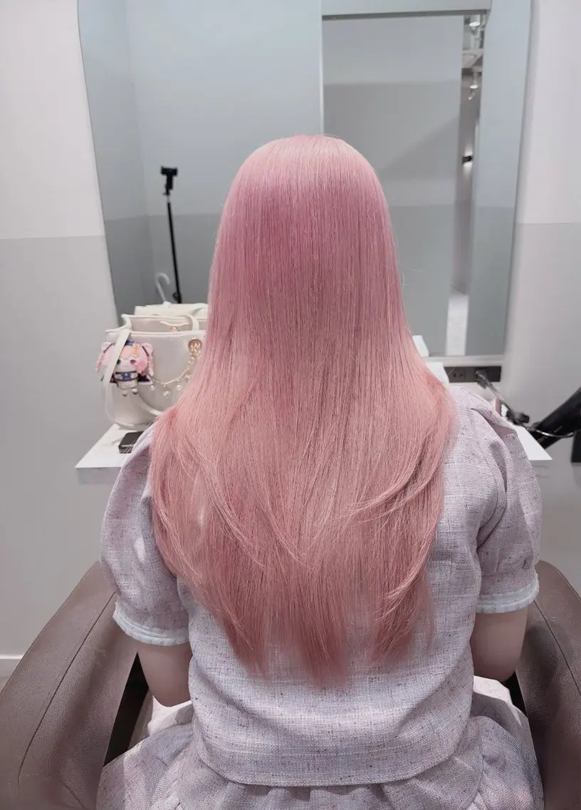 ロング カラー ヘアアレンジ メンズ ヘアカラー トリートメント ブリーチの髪様 MASATOのヘアスタイル