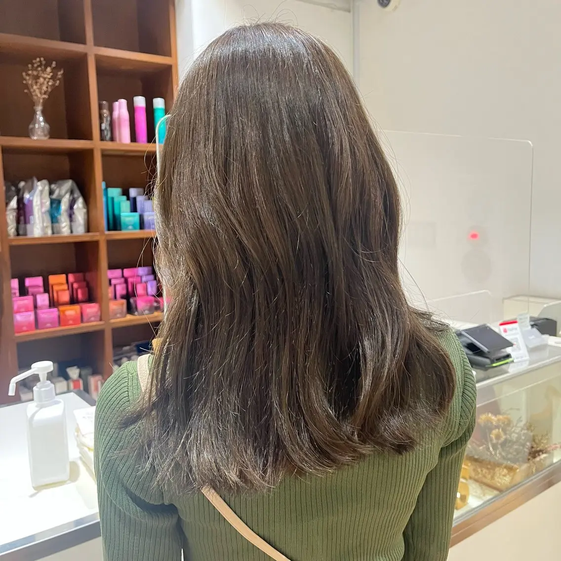 セミロング カラー パーマ リナ✮レイヤーカット モデル様✮募集中のヘアスタイル
