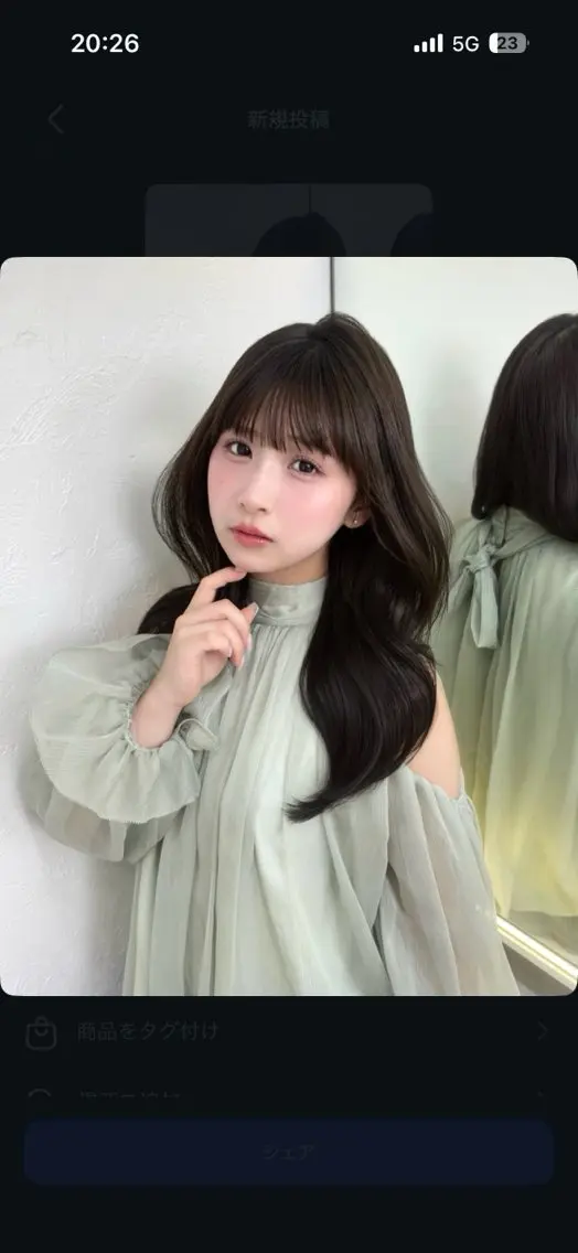 セミロング トリートメント ヘッドスパ 韓国ツヤ髪🩶 tsuguのヘアスタイル