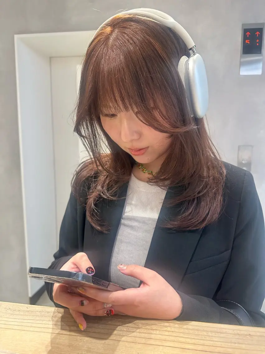 ミディアム 🎀韓国/髪質改善 長野美和🎀のヘアスタイル