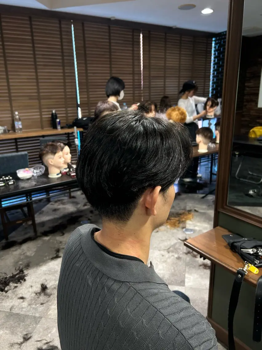ミディアム メンズ 衛藤 星芭／カット無料天神のヘアスタイル