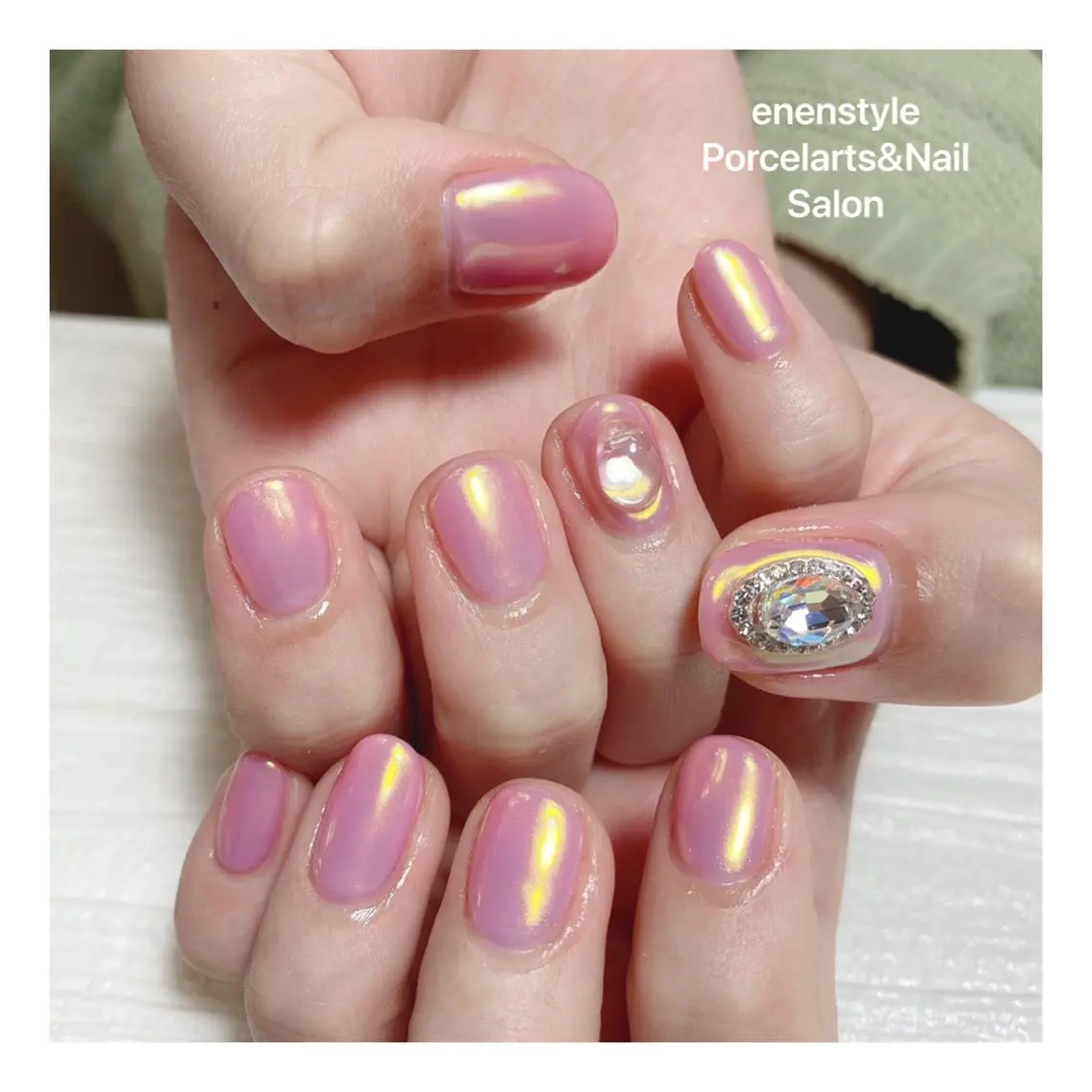 ショート ネイル ハンドネイル 🐾enen style 🐾のネイルデザイン