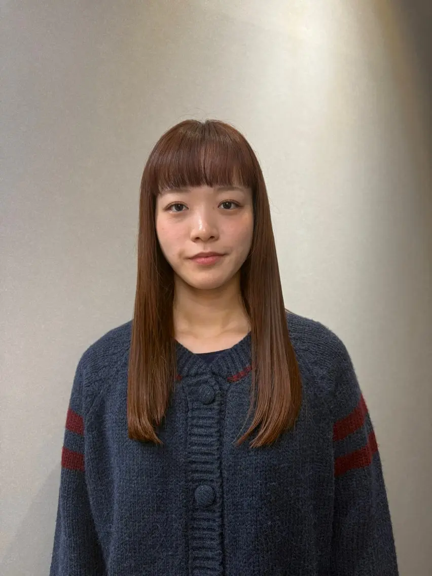 セミロング カラー ヘアカラー トリートメント "Daisy" Rio /大名・天神のヘアスタイル