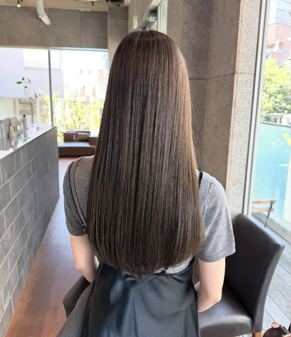 【まとまりが欲しい方に✨】メンテナンスカット + 縮毛矯正 + ウォータートリートメントの写真