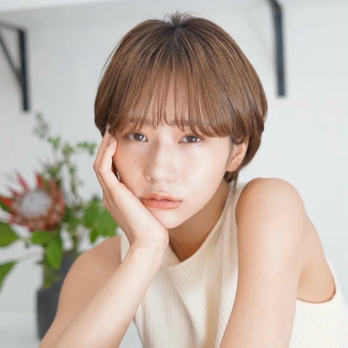 ミディアム カラー パーマ ヘアアレンジ メンズ 顔周りカット カット ヘッドスパ 髪質改善ストレート✨ パーマヘア✨YUKIのヘアスタイル