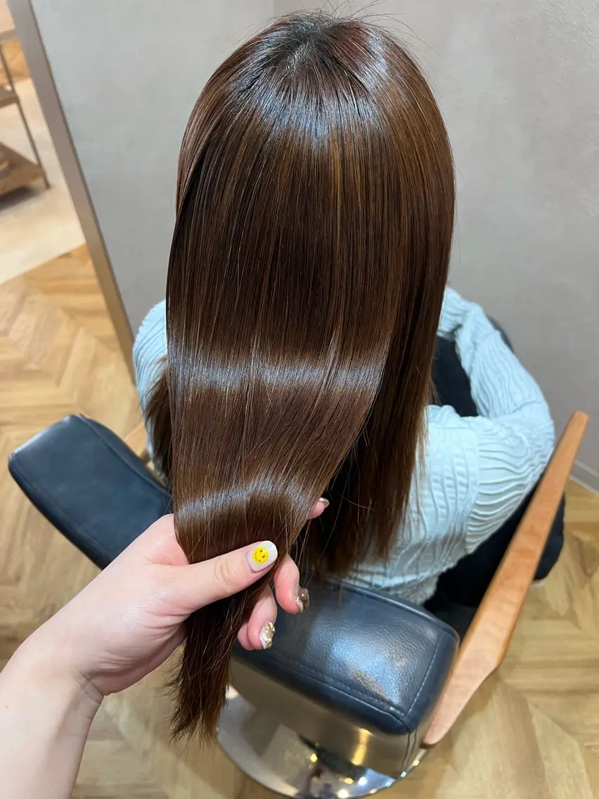 ロング 縮毛矯正 "今"だけでない美髪 KOTOMIのヘアスタイル
