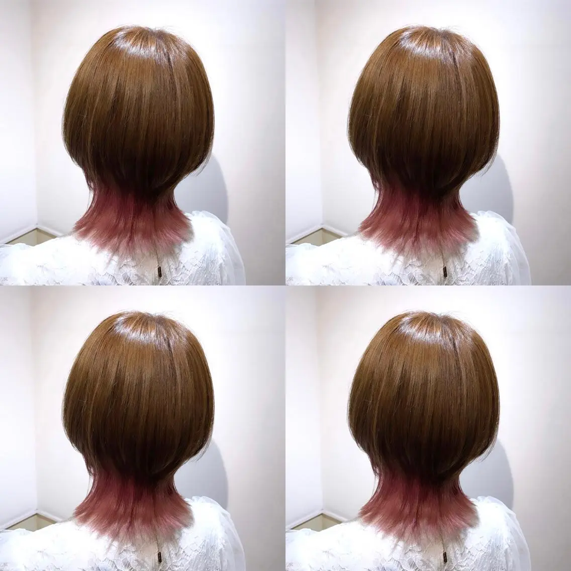 ショート カラー インナーカラー ピンクカラー ウルフカット 🌟トップデザイナー 高橋🌟のヘアスタイル