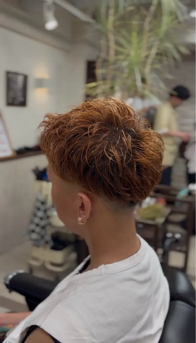 ミディアム パーマ パーマ 似合わせパーマ🌀 リュウノスケのヘアスタイル