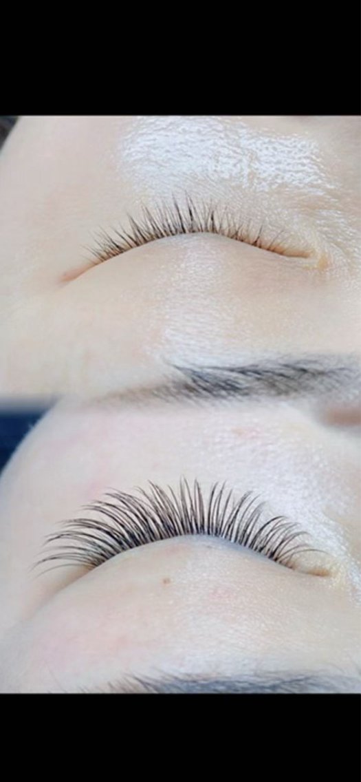 マツエク・マツパ バインドロック フラットラッシュ 下まつげエクステ 一重×まつ毛パーマ ボリュームラッシュ Lash Moonのマツエク・マツパデザイン