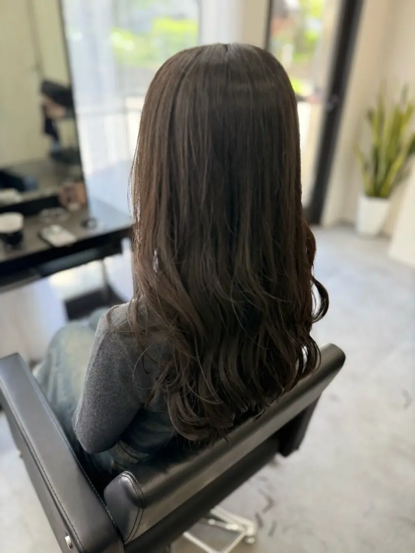 ロング カラー ヘアカラー トリートメント 【CLOVE】阿世賀 潤のヘアスタイル