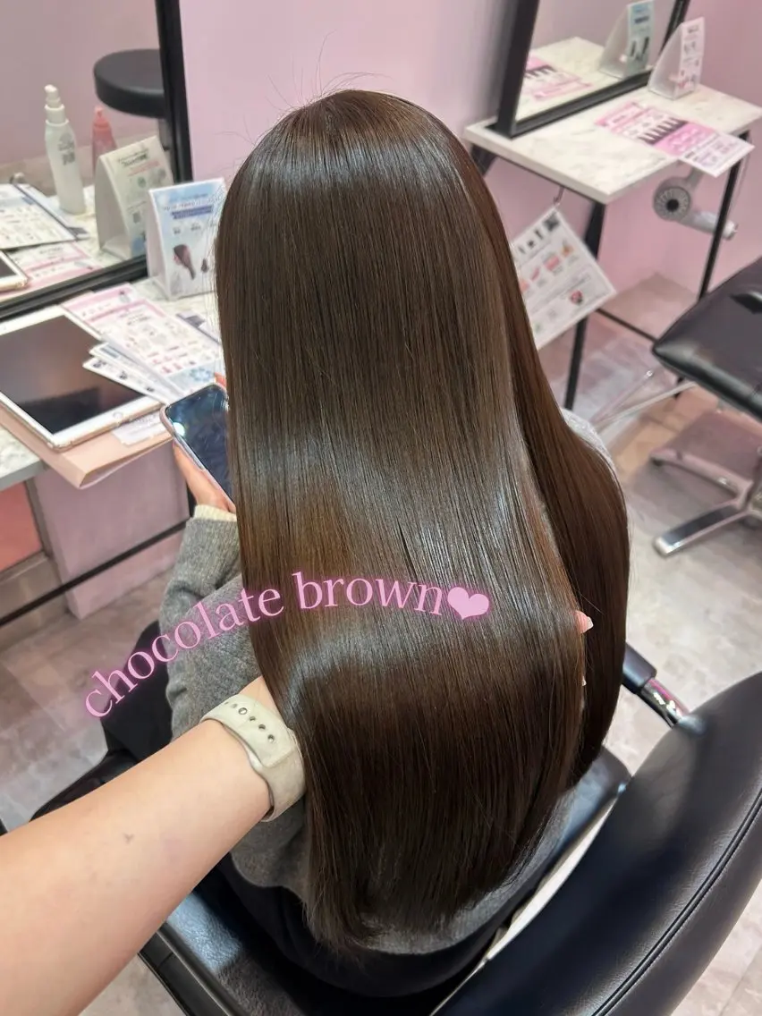 ロング カラー 透明感カラー 🐰🎀艶髪特化 yuzuka🎀🐰のヘアスタイル