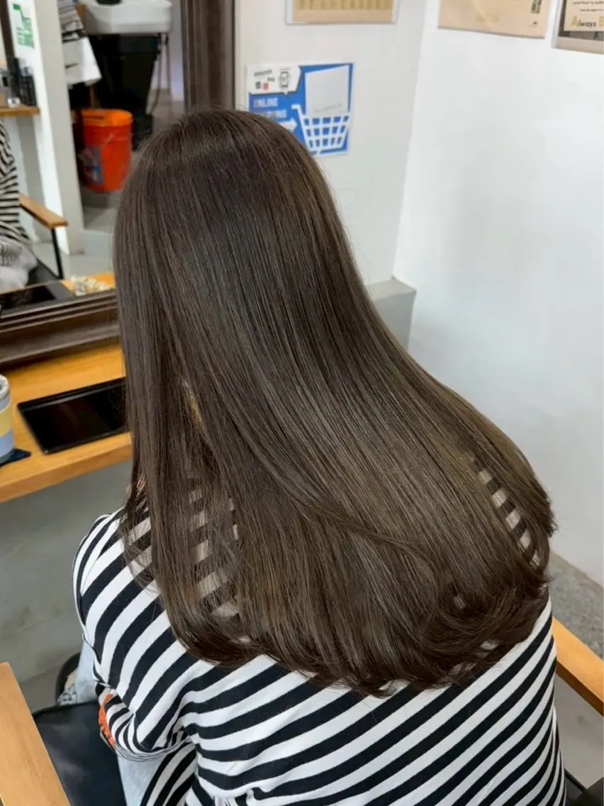 ロング カラー ヘアカラー トリートメント 🌺海外風・中明度 透明感yui🌺のヘアスタイル