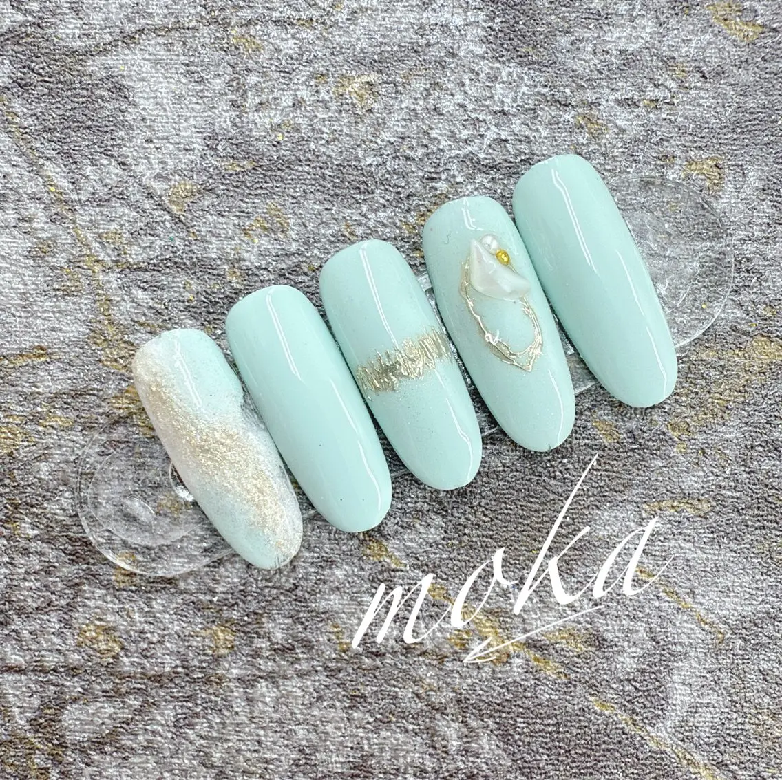 ネイル ハンドネイル ハンドケア 胡蝶蘭レディースサロ ンNailMOKAのネイルデザイン
