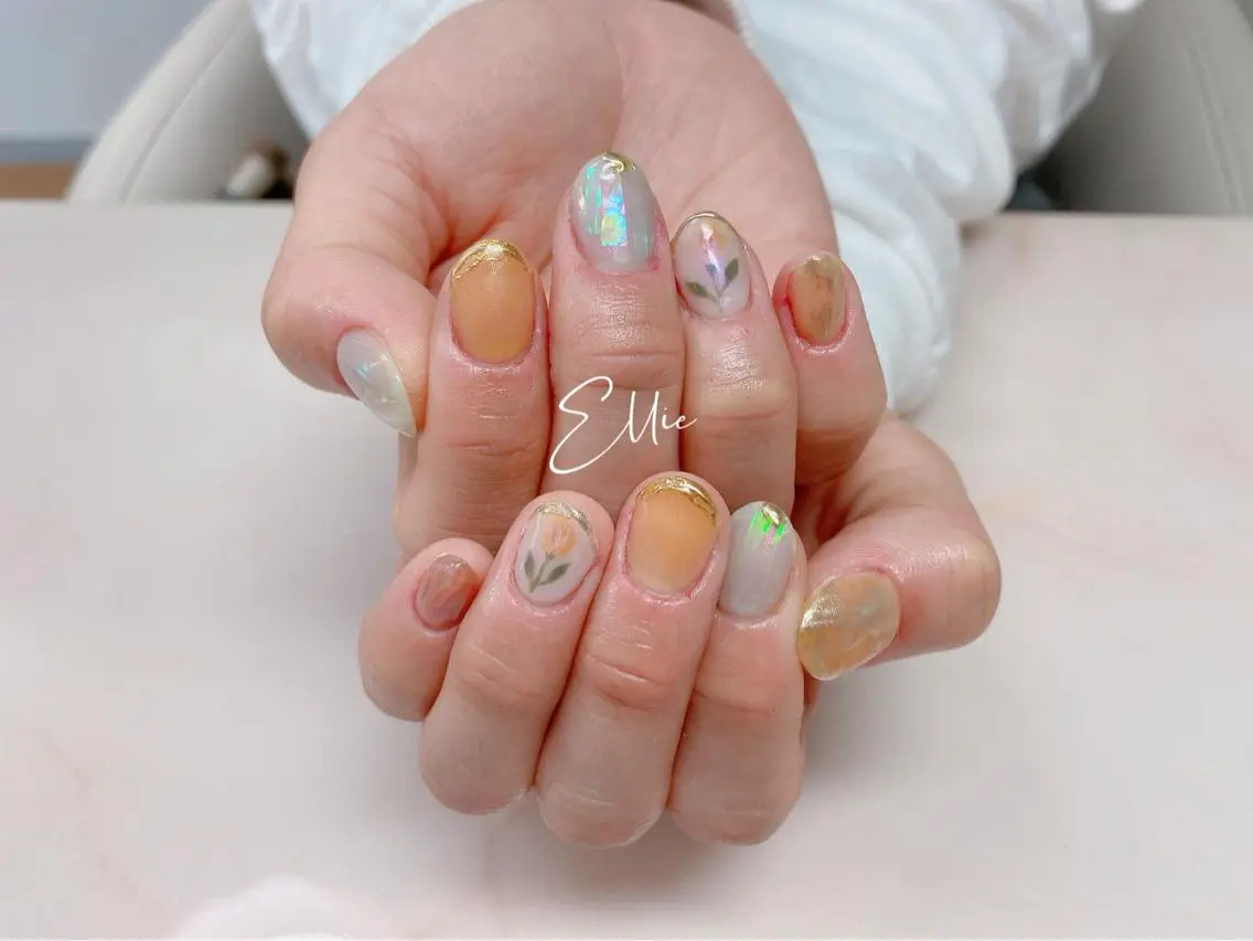 ネイル ハンドネイル ハンドケア 閨匠ビューティサロン 新橋店♡Ellieのネイルデザイン