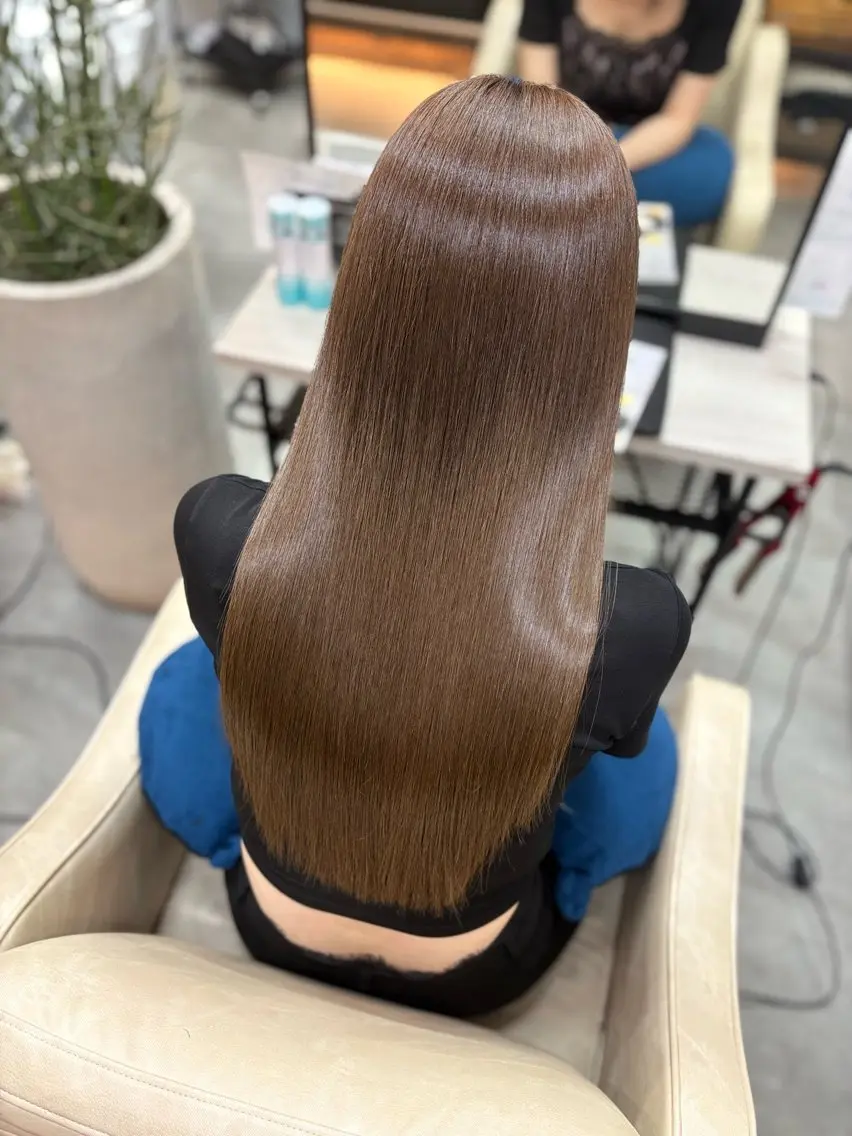 ロング カラー she.2新宿⭐️ SORAのヘアスタイル