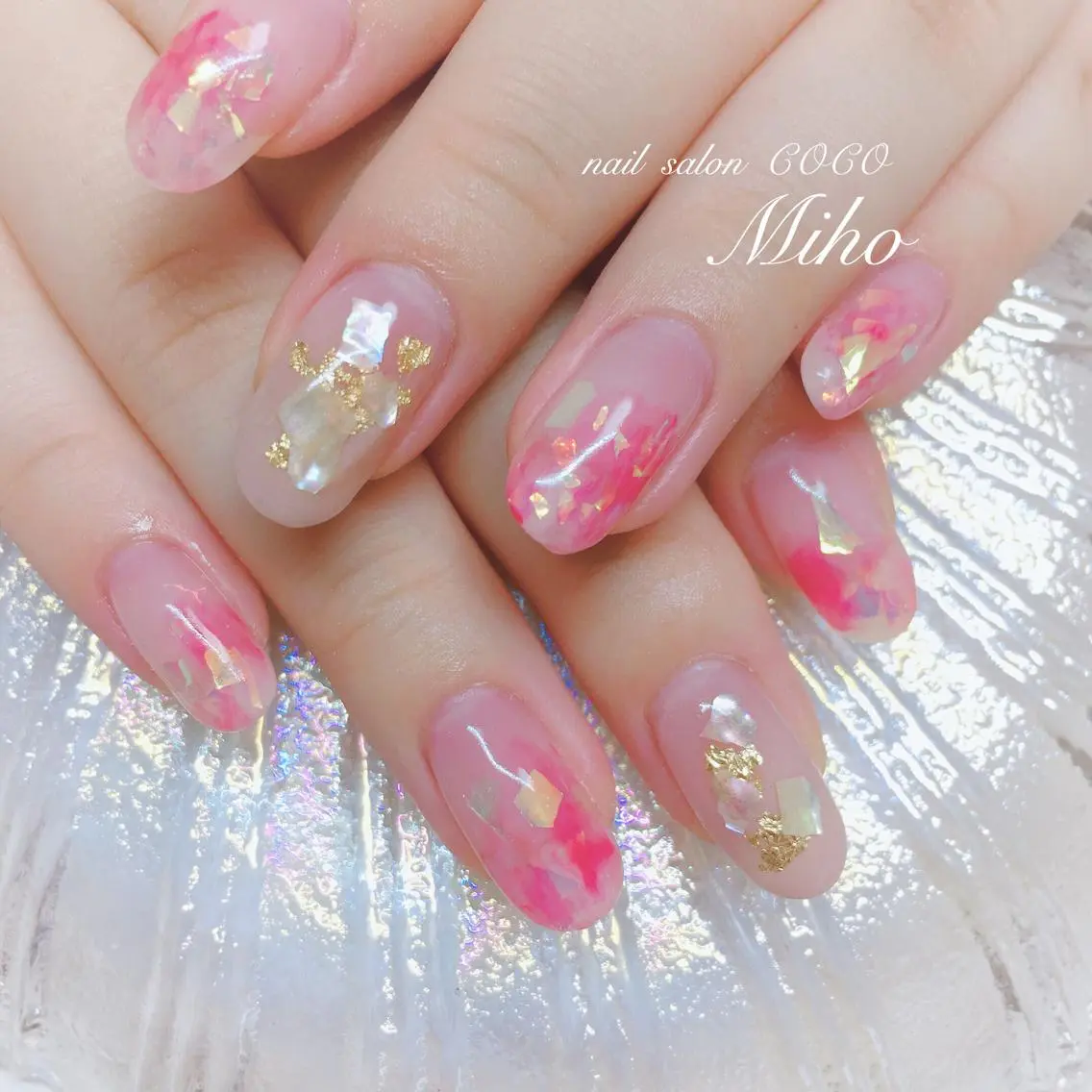 セミロング カラー パーマ ヘアアレンジ メンズ キッズ ネイル マツエク・マツパ nail Berunaのネイルデザイン