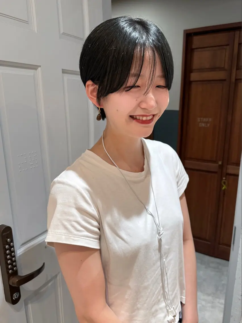 ショート カラー カット ヘアカラー トリートメント mai / linoah˚✧のヘアスタイル