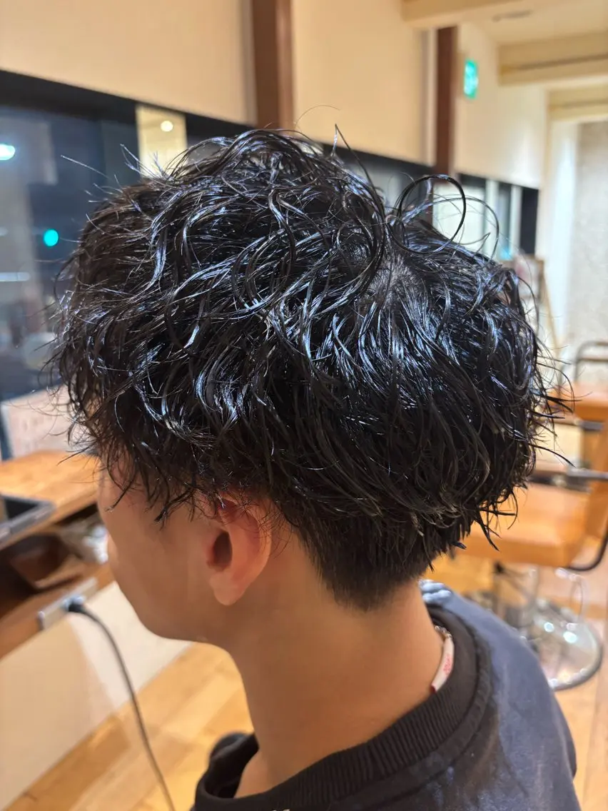 メンズカット&パーマの写真