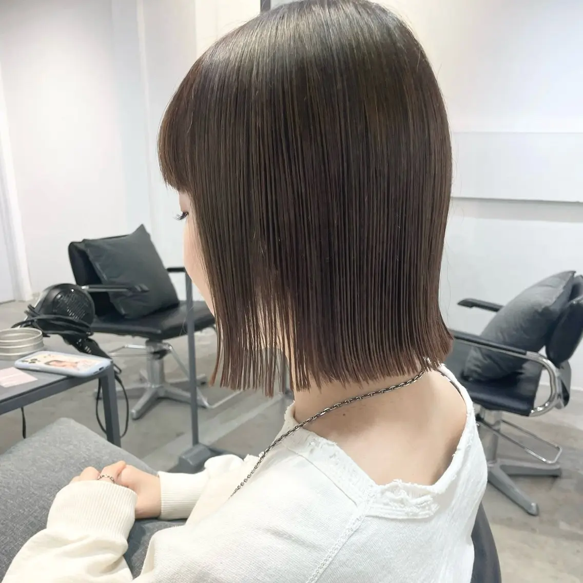 ミディアム カラー ショート〜ボブ✂︎ 武蔵小杉 南澤佑介のヘアスタイル