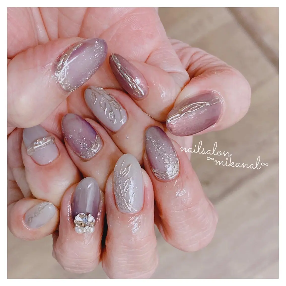 ネイル ハンドネイル nailsalon ∞ ﾐｶﾅﾙ ∞のネイルデザイン