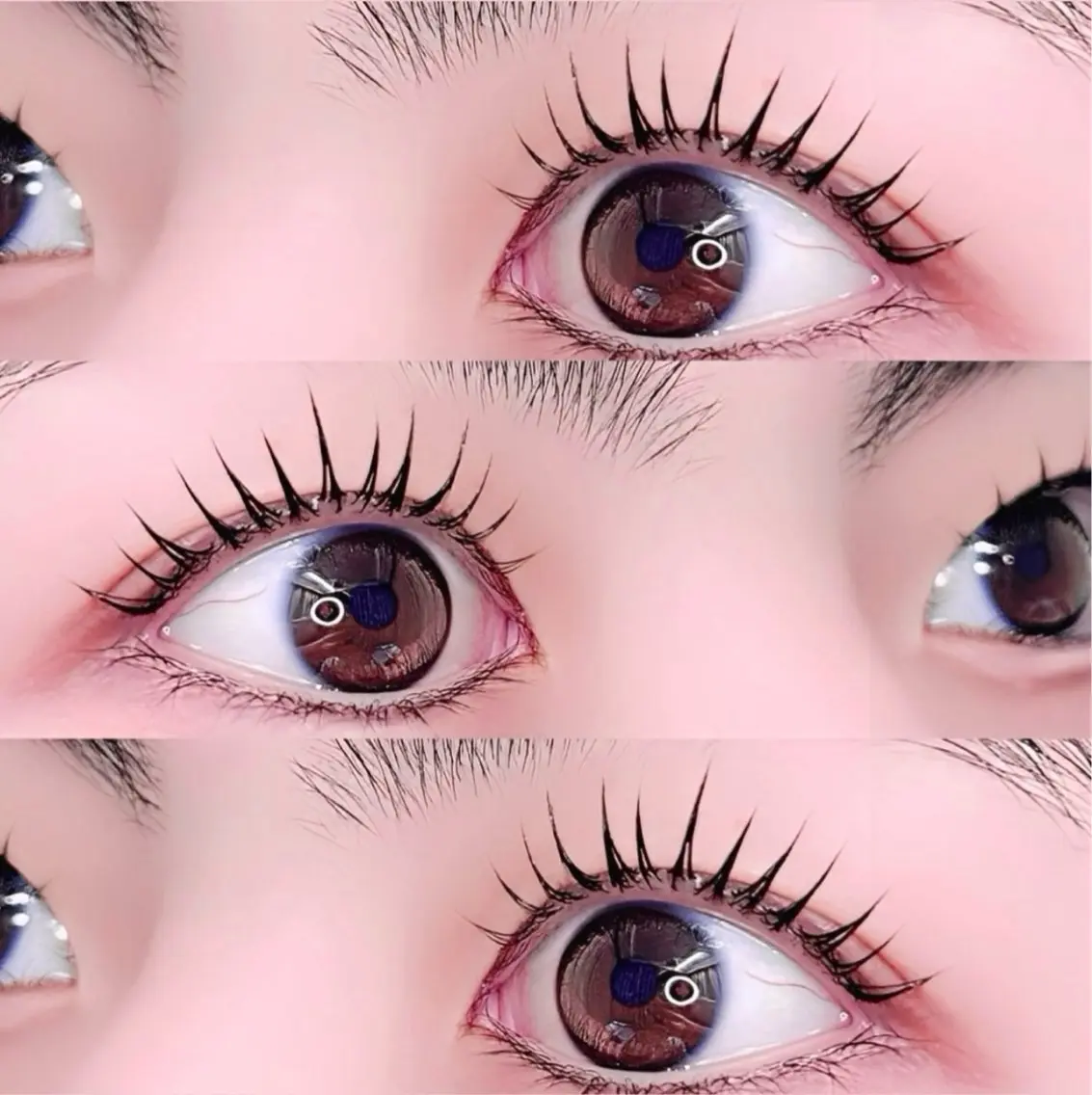 マツエク・マツパ 束感まつ毛 マツパ NANAMI🖤 ‎のマツエク・マツパデザイン