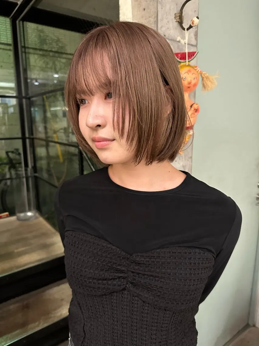 ショート ボブ ディズニー大好き🏰 関谷彪のヘアスタイル