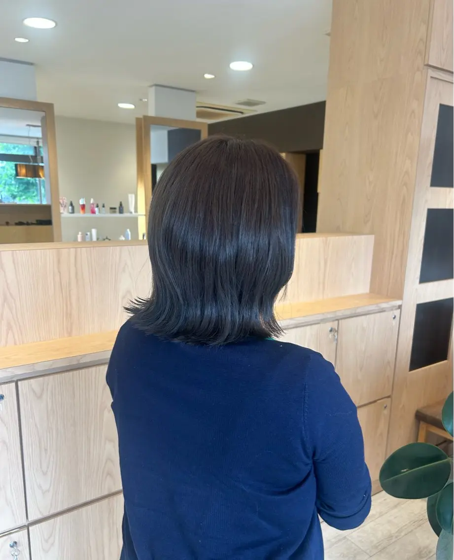 ミディアム ヘアカラー 脇田 志穂のヘアスタイル