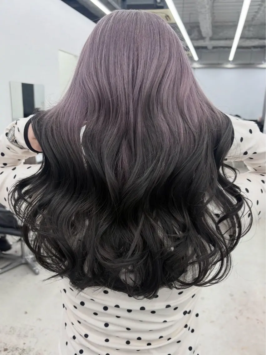 ロング カラー ブリーチ ケアブリーチ デザインカラー ハイトーンカラー トリートメント ヘアカラー ブリーチカラー/ デザインカラー/栄のヘアスタイル