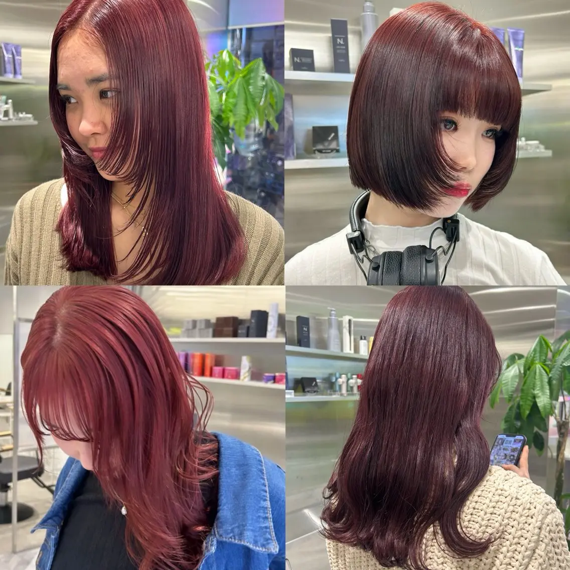 カラー ブリーチ ケアブリーチ 透明感カラー ハイトーンカラー イルミナカラー メンズウルフ/ボブ パーマ/くるみのヘアスタイル