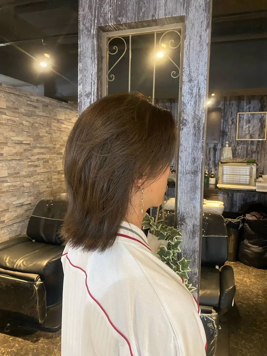 カラー ヘアカラー トリートメント 🍒Inagaki ヘッドスパ☁️のヘアスタイル