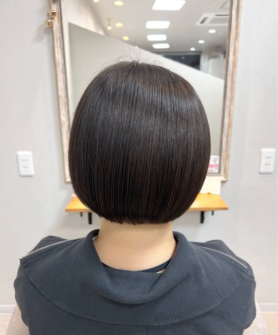 ショート ボブ 似合わせカット ショートヘア カット ショート/白髪ぼかし 君和田若菜のヘアスタイル