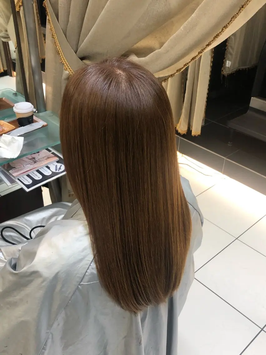 ロング カラー ブラウンカラー ✨過去1と言わせます ✨柿沼幸輝のヘアスタイル