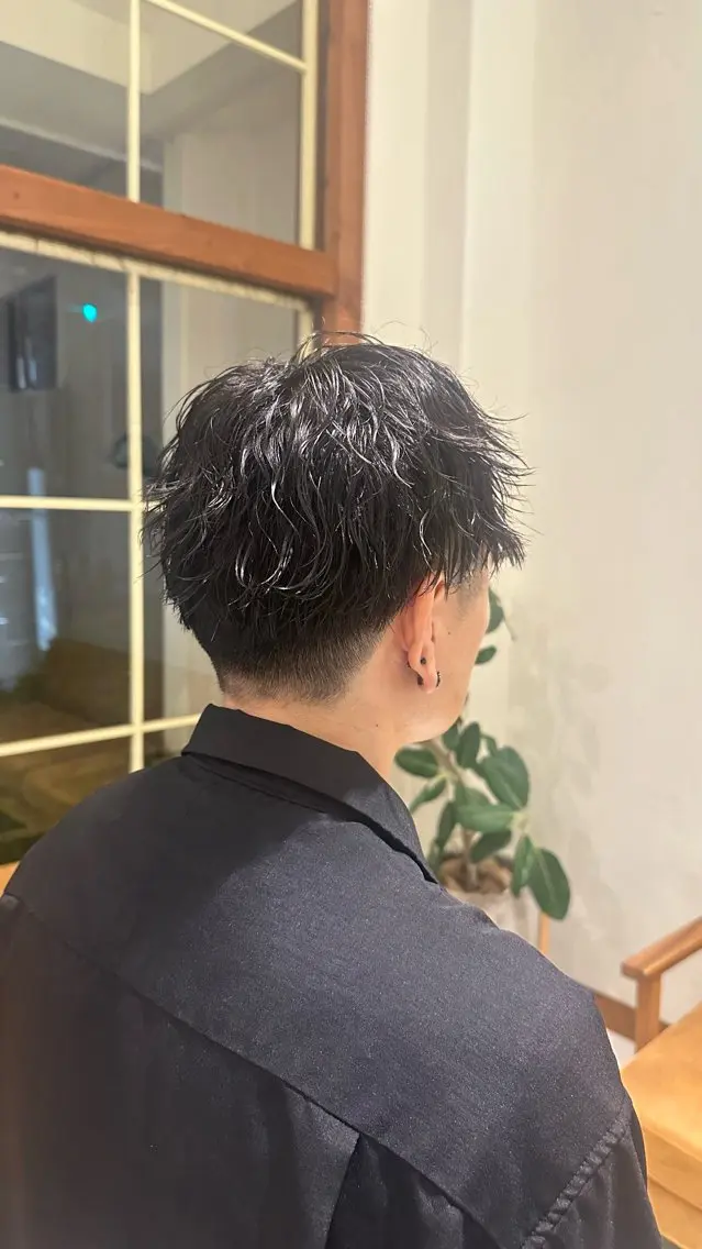 🫐カット＋ダメージレスパーマもちアップ🫐の写真