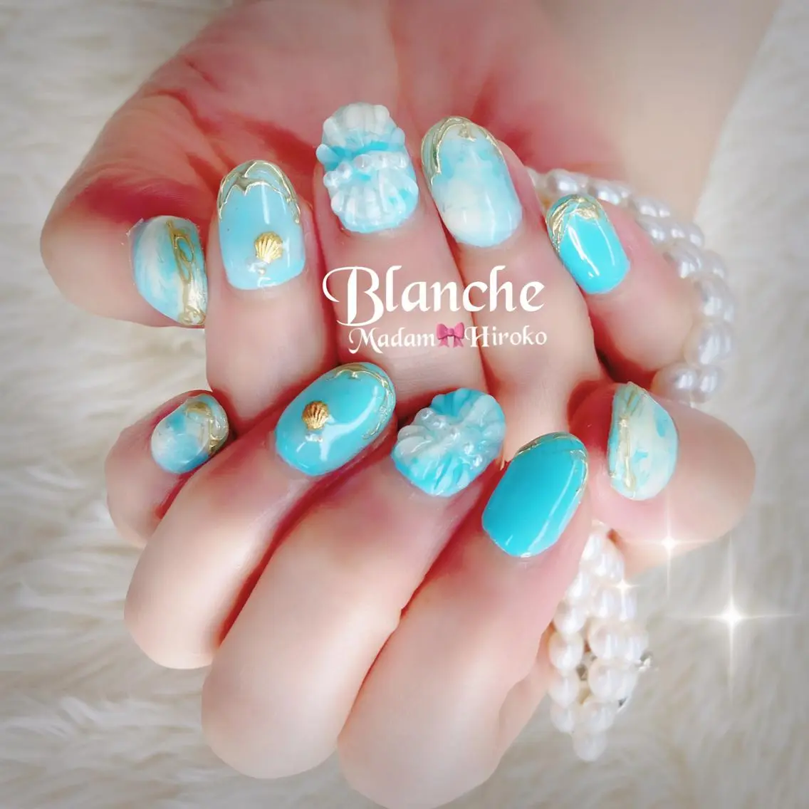 ネイル 夏ネイル Lianネイル 寛子Lianのネイルデザイン