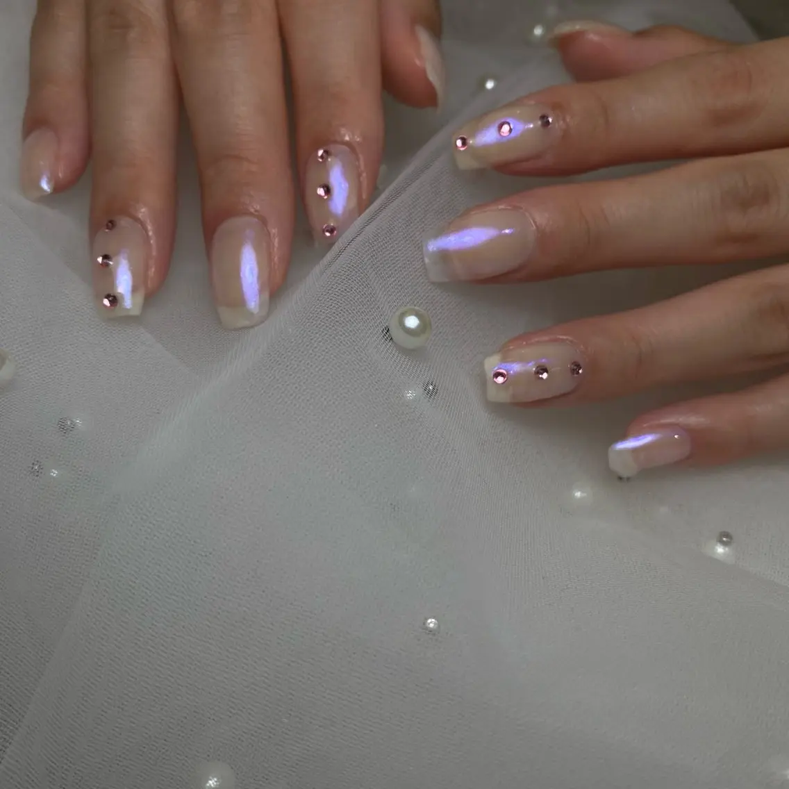 ネイル ミラーネイル ハンドネイル LIll nailのネイルデザイン