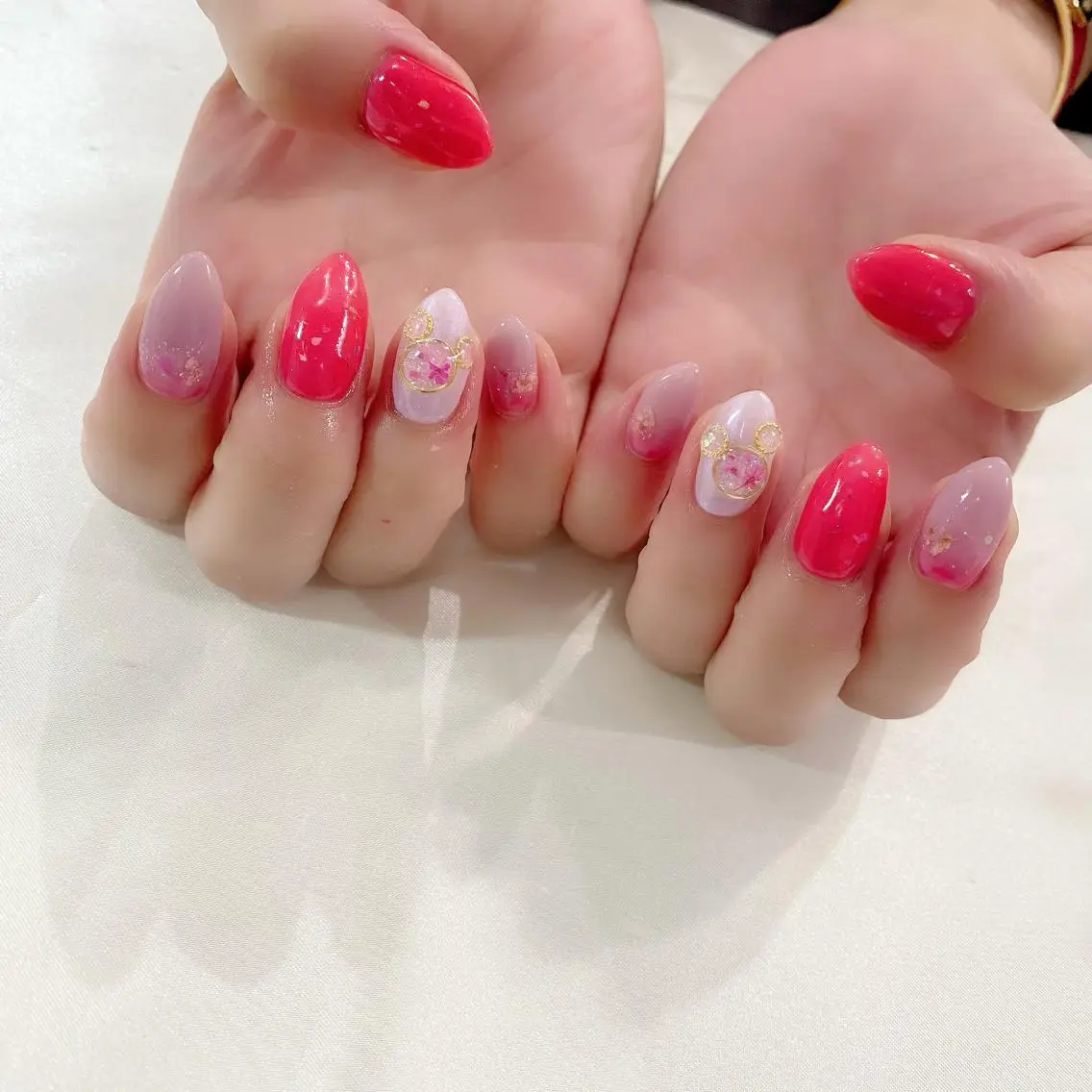 ネイル フラワーネイル 夏ネイル ハンドネイル Salon Ｋのネイルデザイン