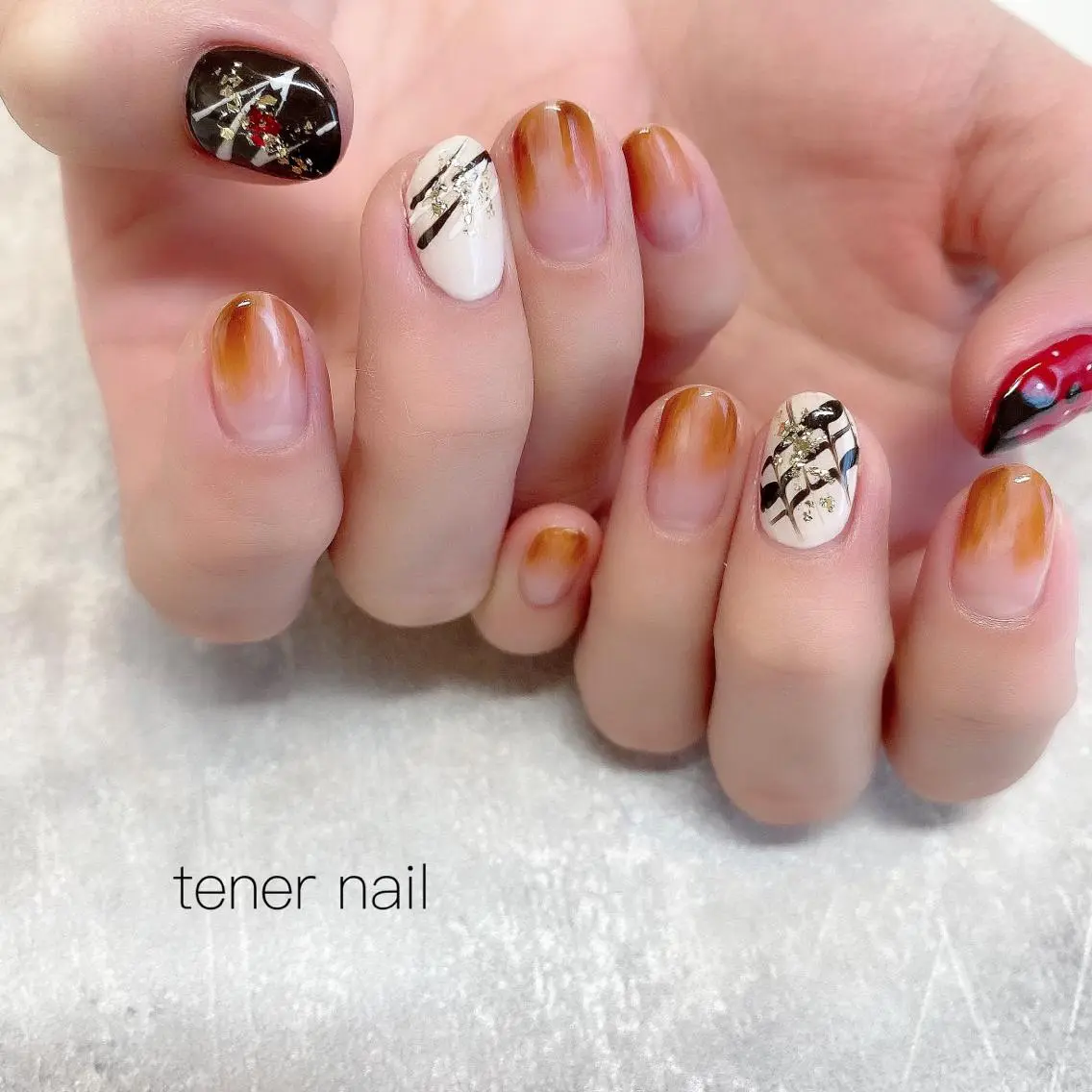 ネイル バレンタイン テネルネイル tener nailのネイルデザイン