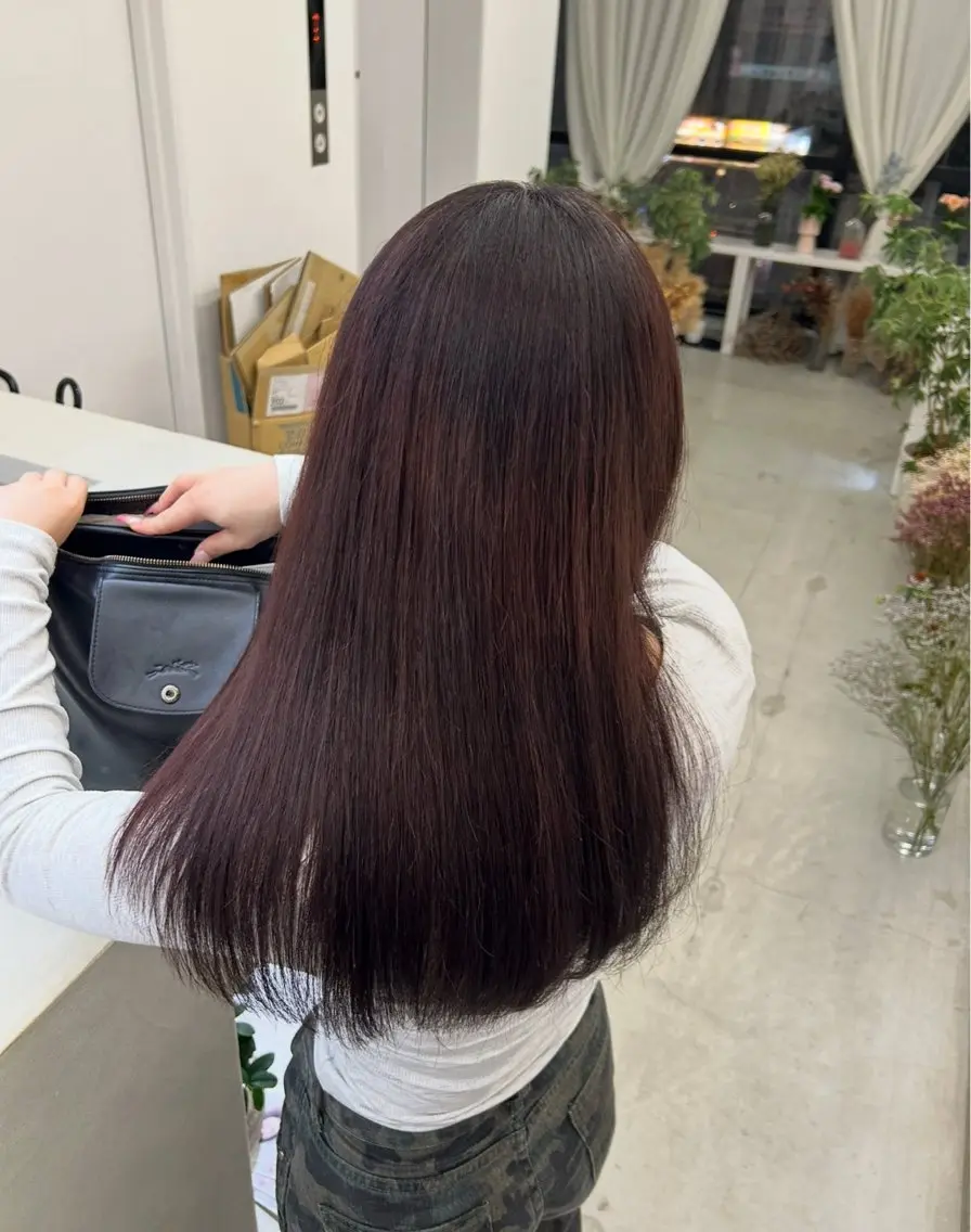 ロング カット ヘアカラー トリートメント 名古屋/久屋大通 /不破新のヘアスタイル