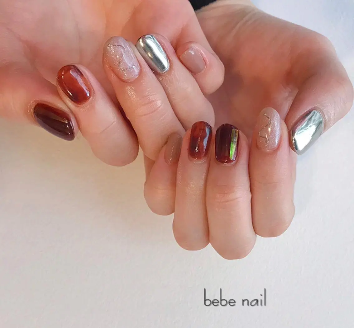 ネイル ニュアンスネイル 春ネイル Ann nailのネイルデザイン