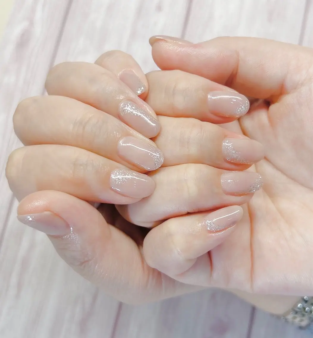 ネイル ラメ(グリッター) ワンカラーネイル MYu Beauty Salon YURIのネイルデザイン