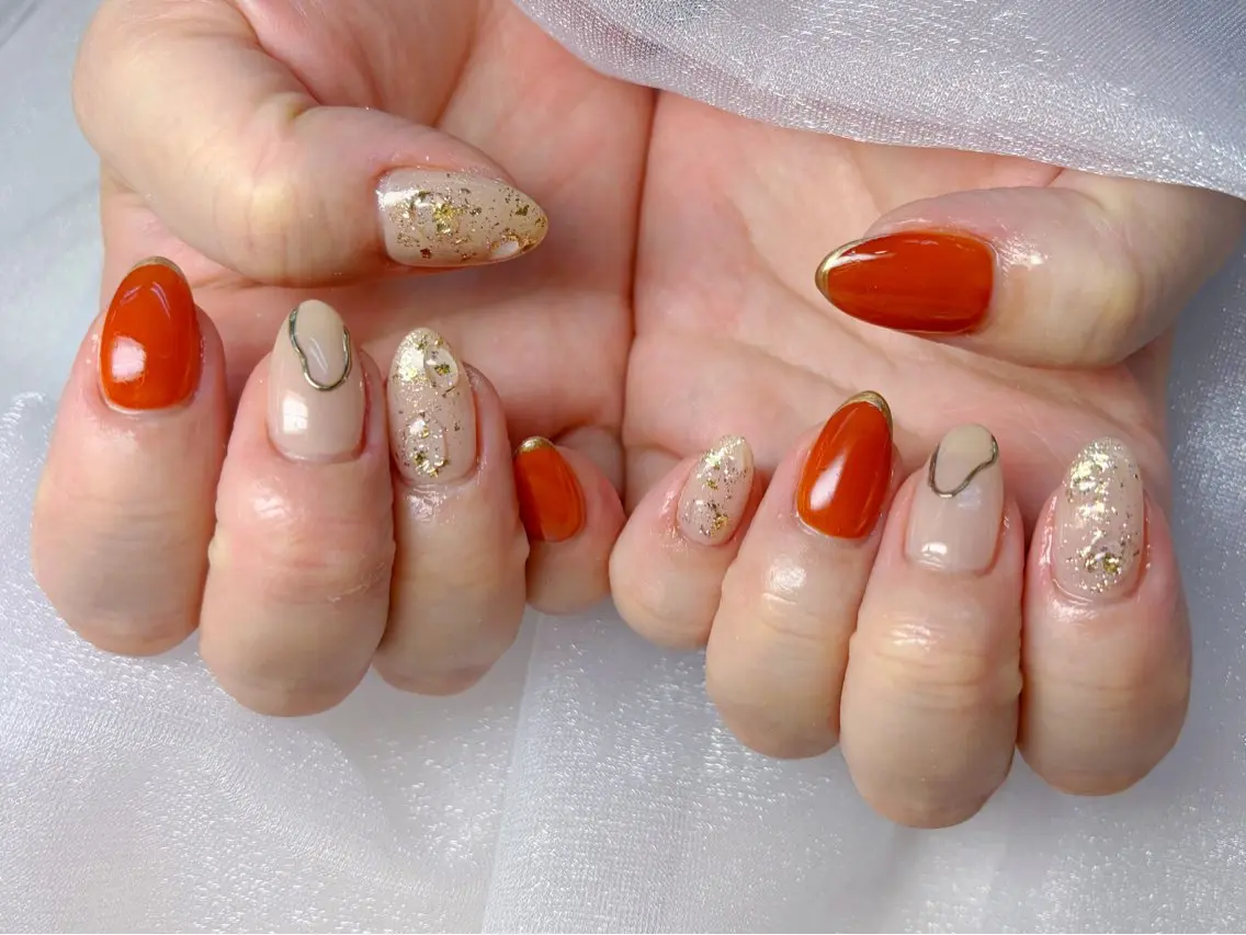 ネイル ハンドネイル Queennail 北堀江Yumiのネイルデザイン