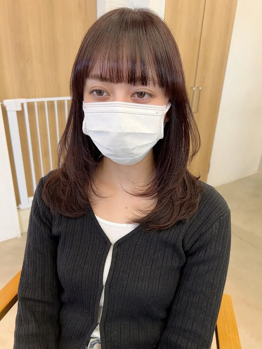 セミロング カット ヘアカラー トリートメント vince. moekoのヘアスタイル