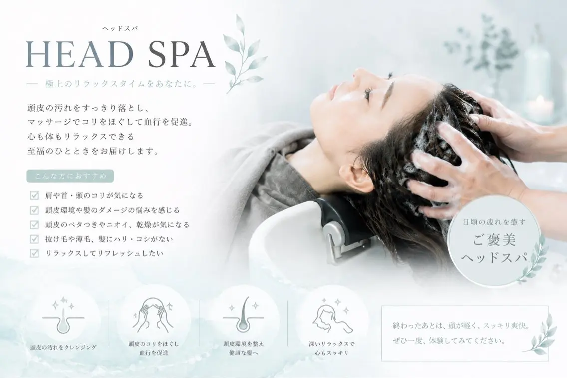 ヘッドスパ 艶カラー⊹ ࣪ ˖ 未来のヘアスタイル