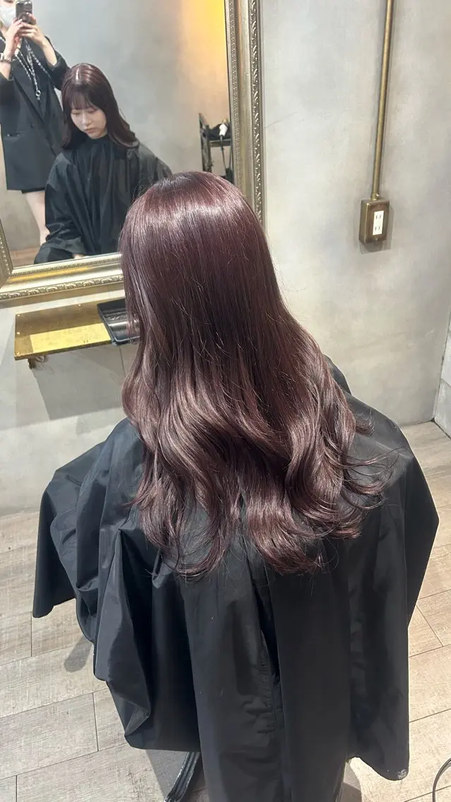 🉐one color＋treatment＋cut👼🏻🍃✨の写真