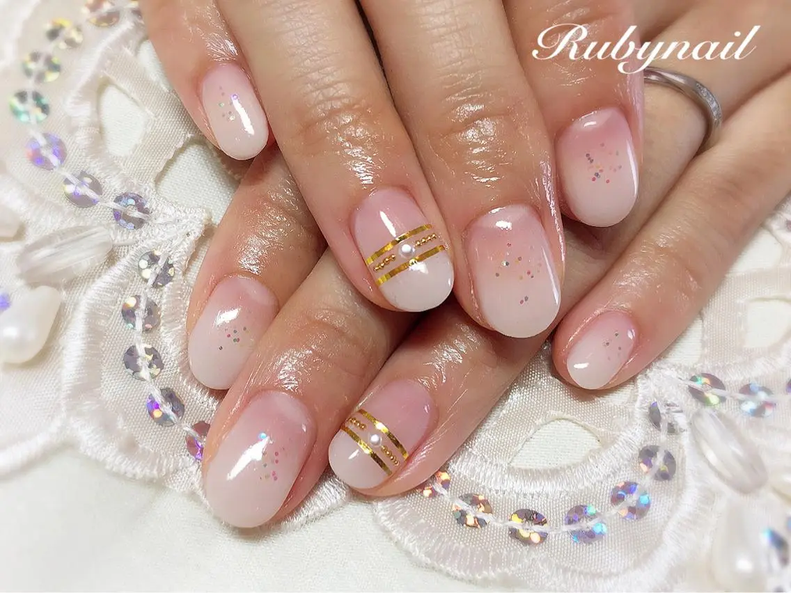 ネイル アートネイル グラデーション プライベートサロン Rubynailのネイルデザイン
