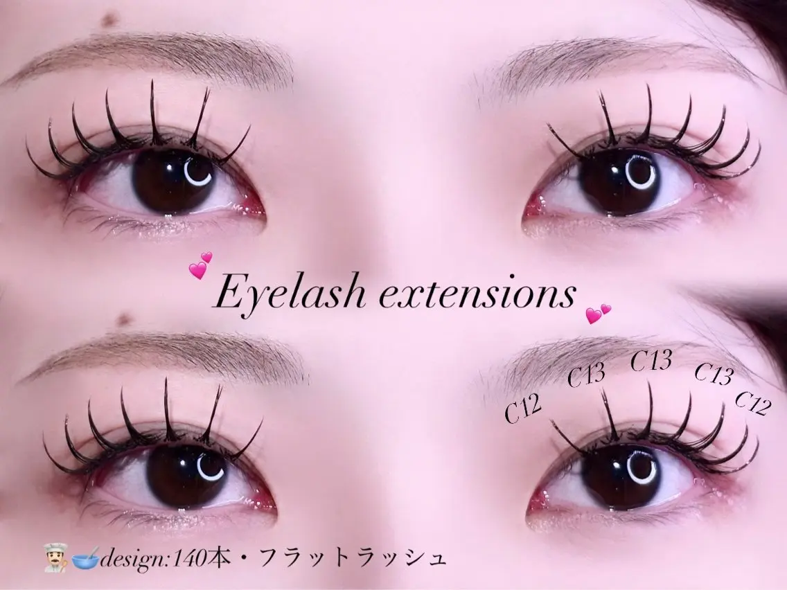 マツエク・マツパ LED💕No.1 ︎CHIKAʚ🎀ɞのマツエク・マツパデザイン